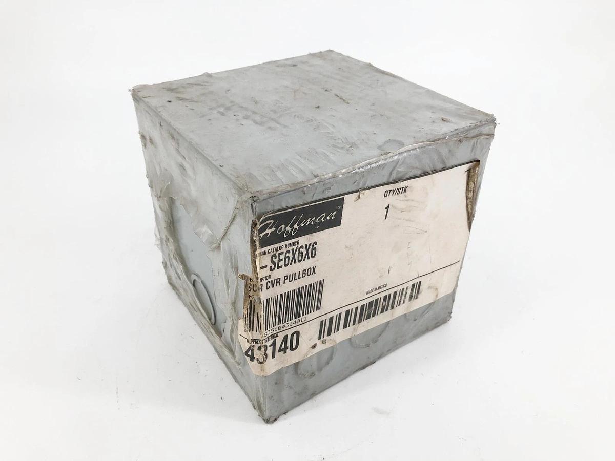 New Hoffman A-SE6X6X6 Screw Cover Pull Box 43140 - No Box