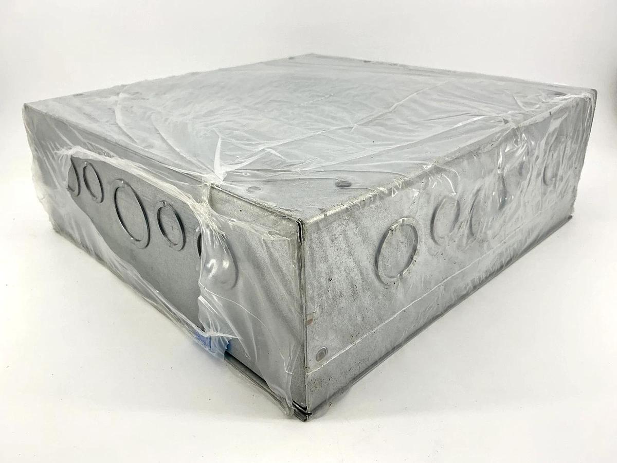New Hoffman ASG12X12X4 Screw Cover Pull Box Enclosure 12"X12"X4" 42090