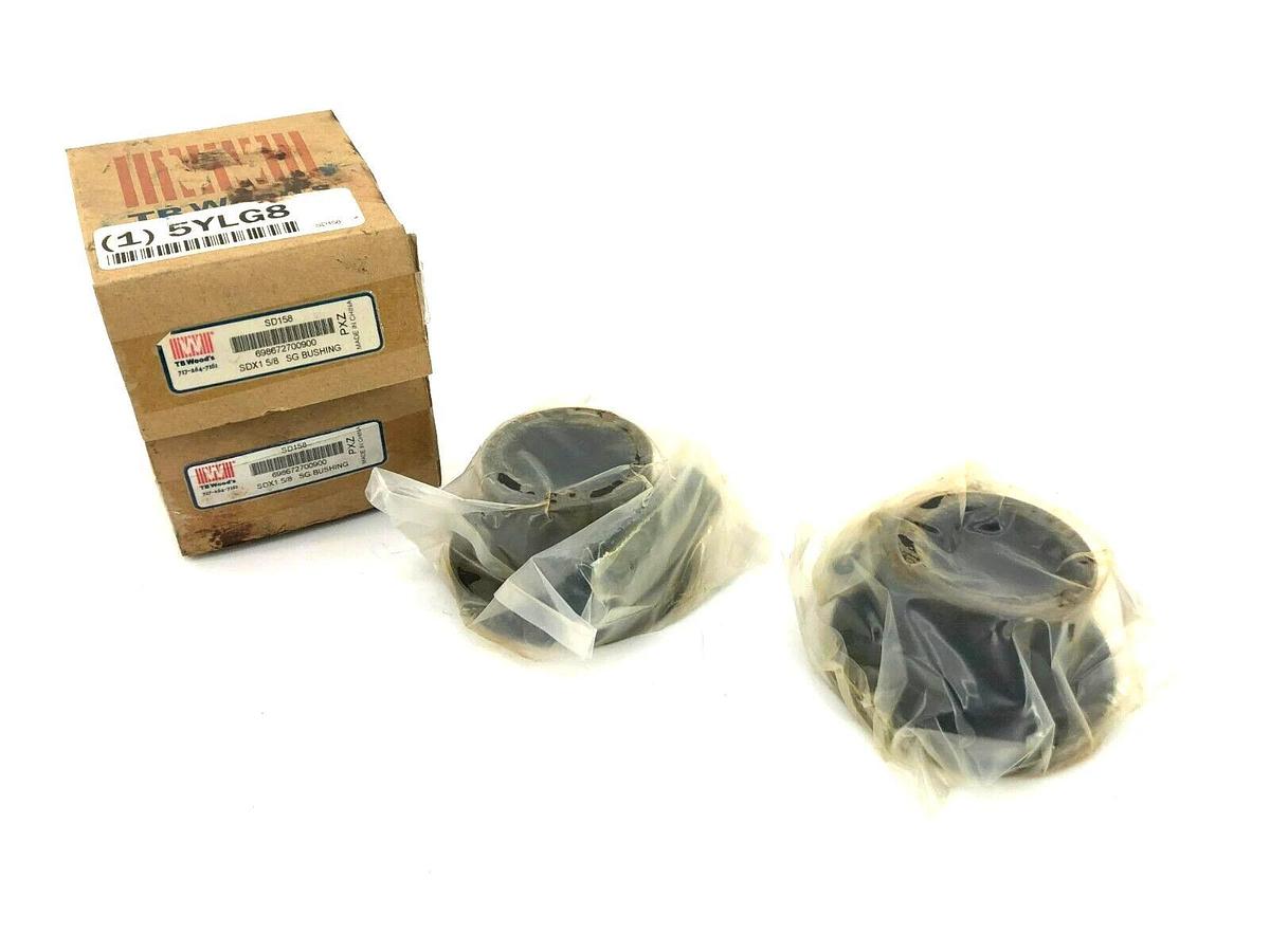 Lot of 2 New TB Woods SD158 SG Bushings 1-5/8" 5YLG8
