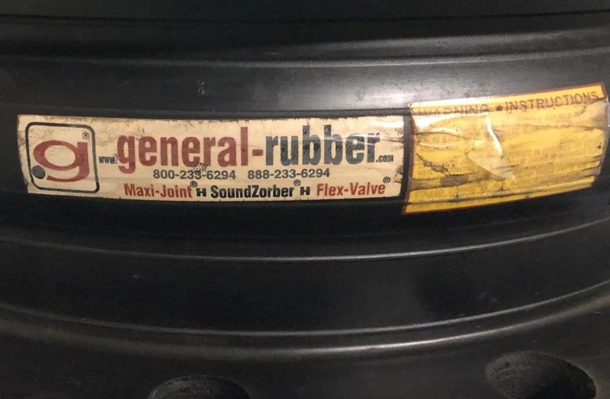 New General Rubber 18" Expansion Joint 18" ID 25" OD x 8" - No Box