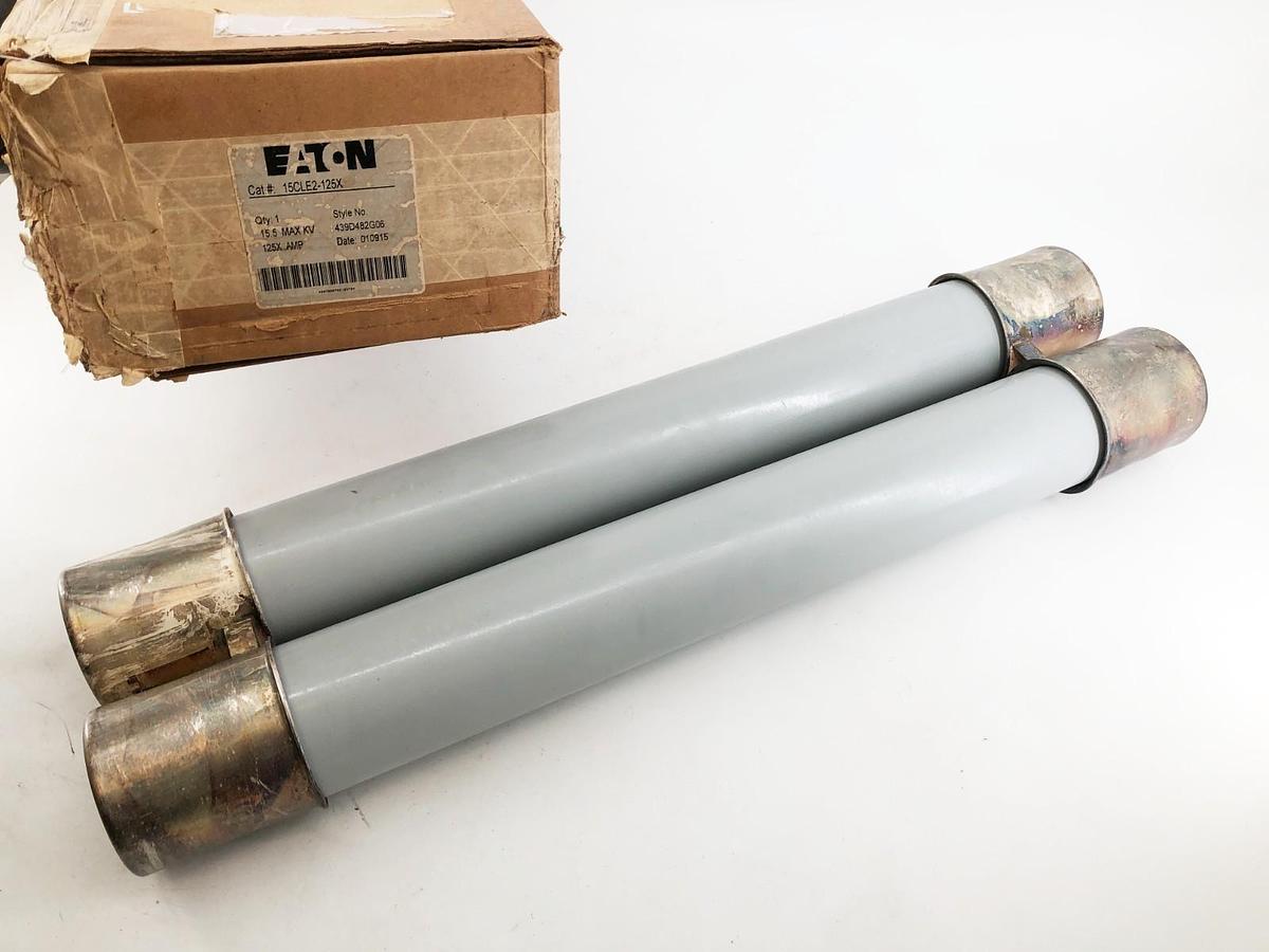 New Eaton 15CLE2-125X Fuse 15.5 kV 125X Amps 439D482G06