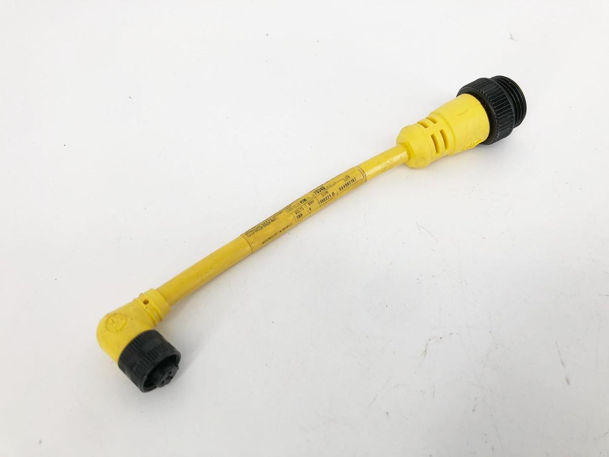 New Woodhead 70340 Cordset 3P Straight Male to 90° Female Connector - No Box