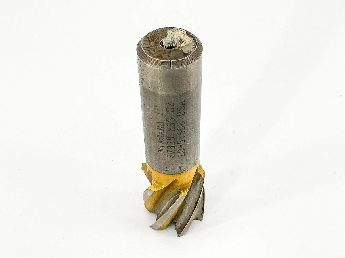 New Niagara Cutter 1" End Mill Cutting Bit 87328 GSS GZ LD=5.658 - No Box