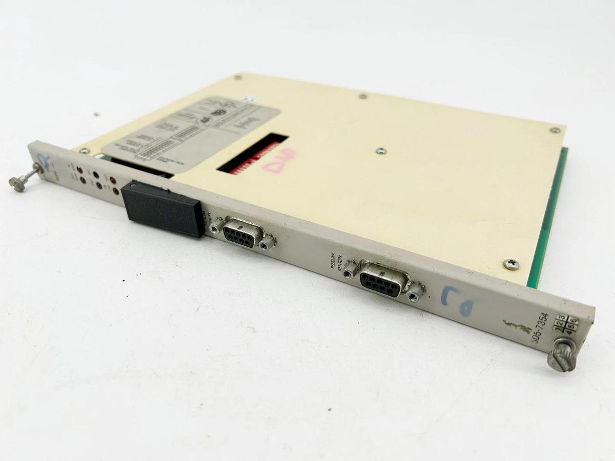 Used Siemens 505-7354 PLC Netowrk Interface Module PeerLink 2 Communication Ports