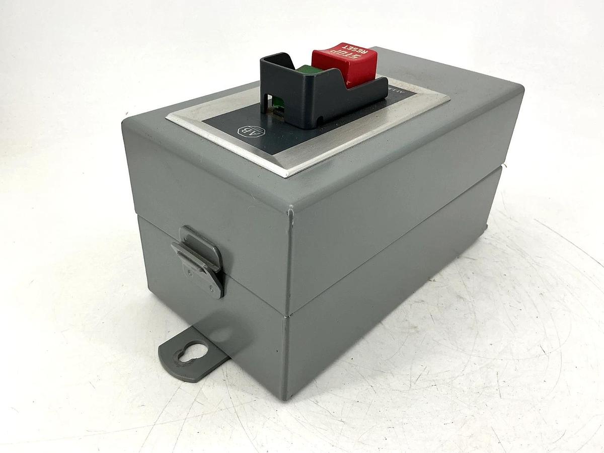New Allen Bradley 609-BJW Ser K AC Manual Starter Pushbutton Size 1 3PH 600VAC