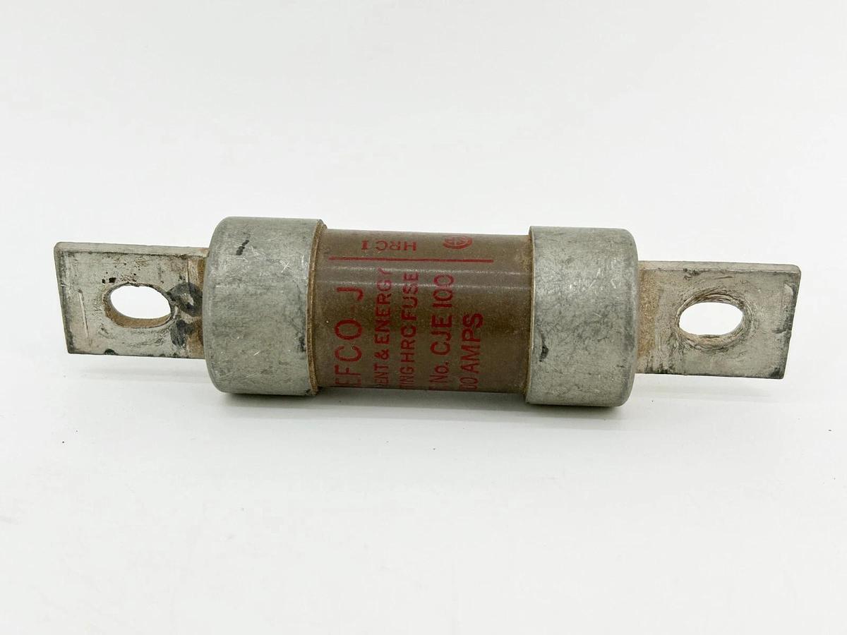 New CEFCO CJE100 Current Limiting HRC Fuse 100A 600V Class J