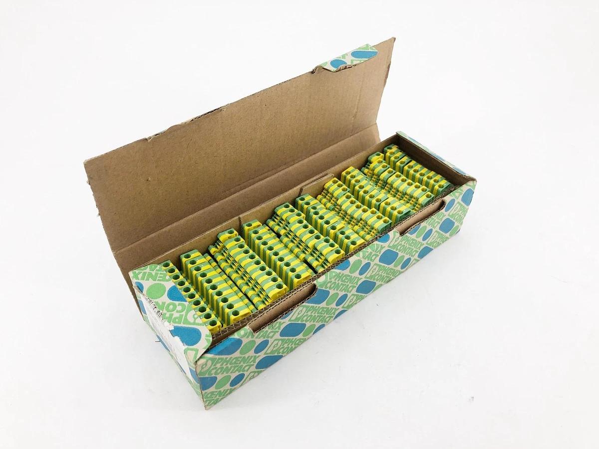 Box of 50 New Phoenix Contact USLKG 3 Terminal Blocks 0441083