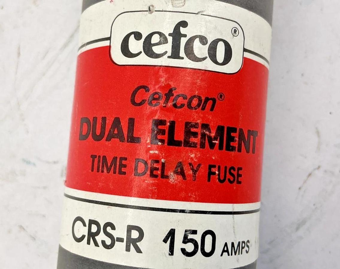 New Cefco CRS-R-150 Cefcon Time Delay Current Limiting Class RK-5 Fuse 150A 600V