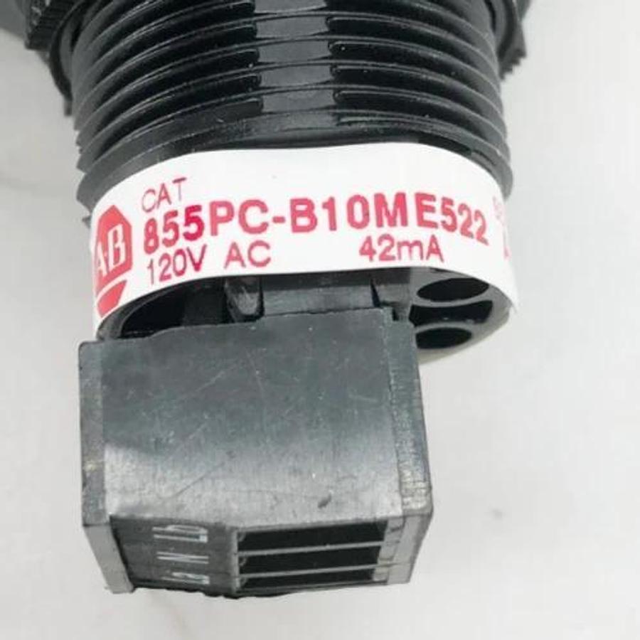 New Allen Bradley 855PC-B10ME522 Ser. A Sounder w/ LED Amber 120VAC