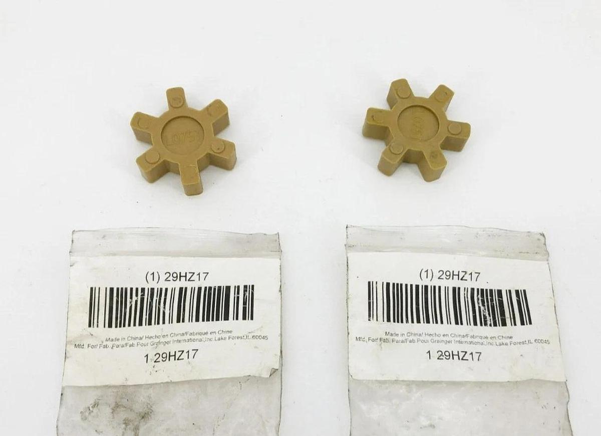 Lot of 2 New Dayton 29HZ17 Jaw Coupling Inserts L0751
