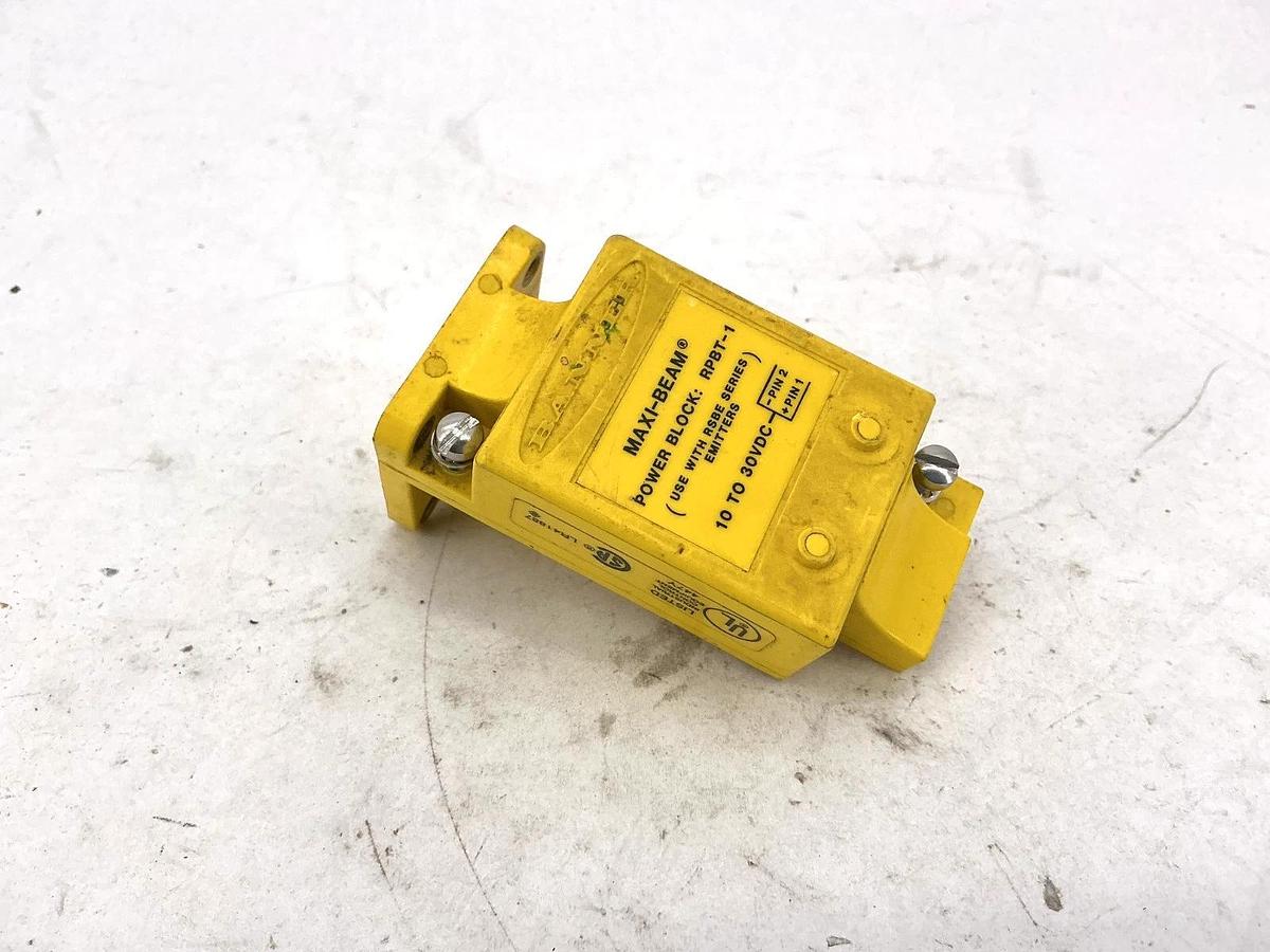 Used Banner Engineering RPBT-1 Maxi-Beam Power Block Wiring Chamber 10/30VDC 25697