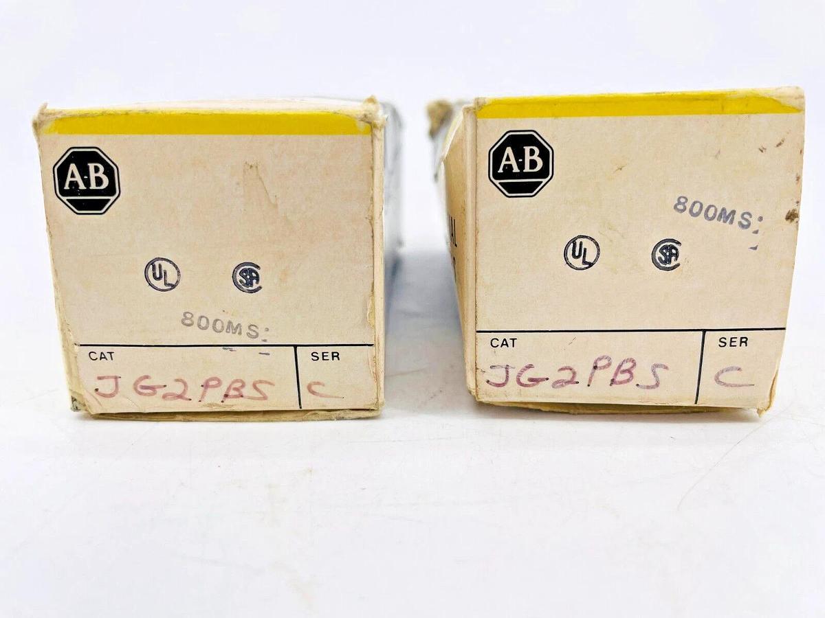 Lot of 2 New Allen Bradley 800MS-JG2PBS Selector Switch 3 POS Black 800MS-JX2P