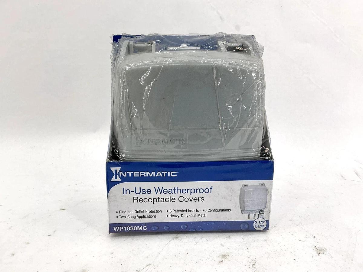 New Intermatic WP1030MC In-use Weatherproof Receptacle Cover 2-Gang 3-1/8" Depth
