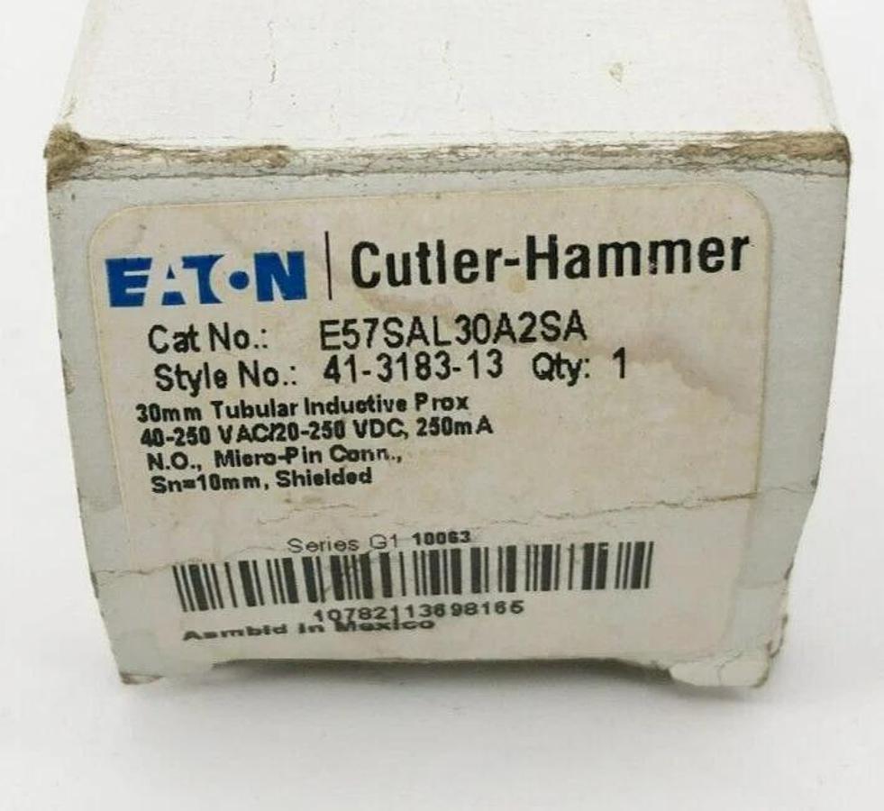 New Eaton E57SAL30A2SA Proximity Switch 10mm Range 40-250VAC 20-250VDC