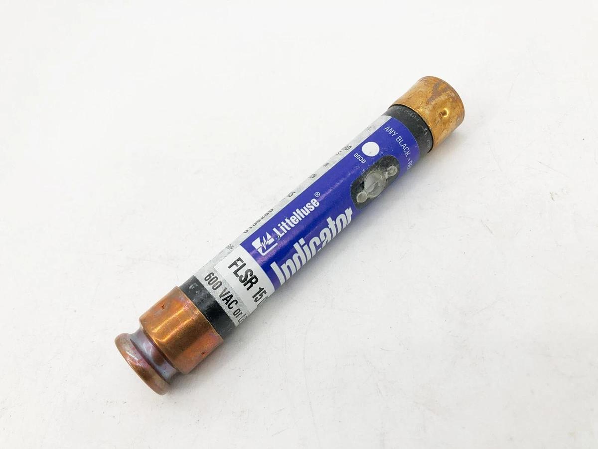 Lot of 2 New Littelfuse FLSR 15 ID Time Delay Indicator Fuses 15A 600VAC RK5