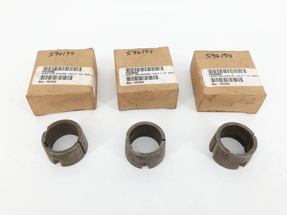 Lot of 3 New 1108 X 1-1/8 Taper Lock Bushings