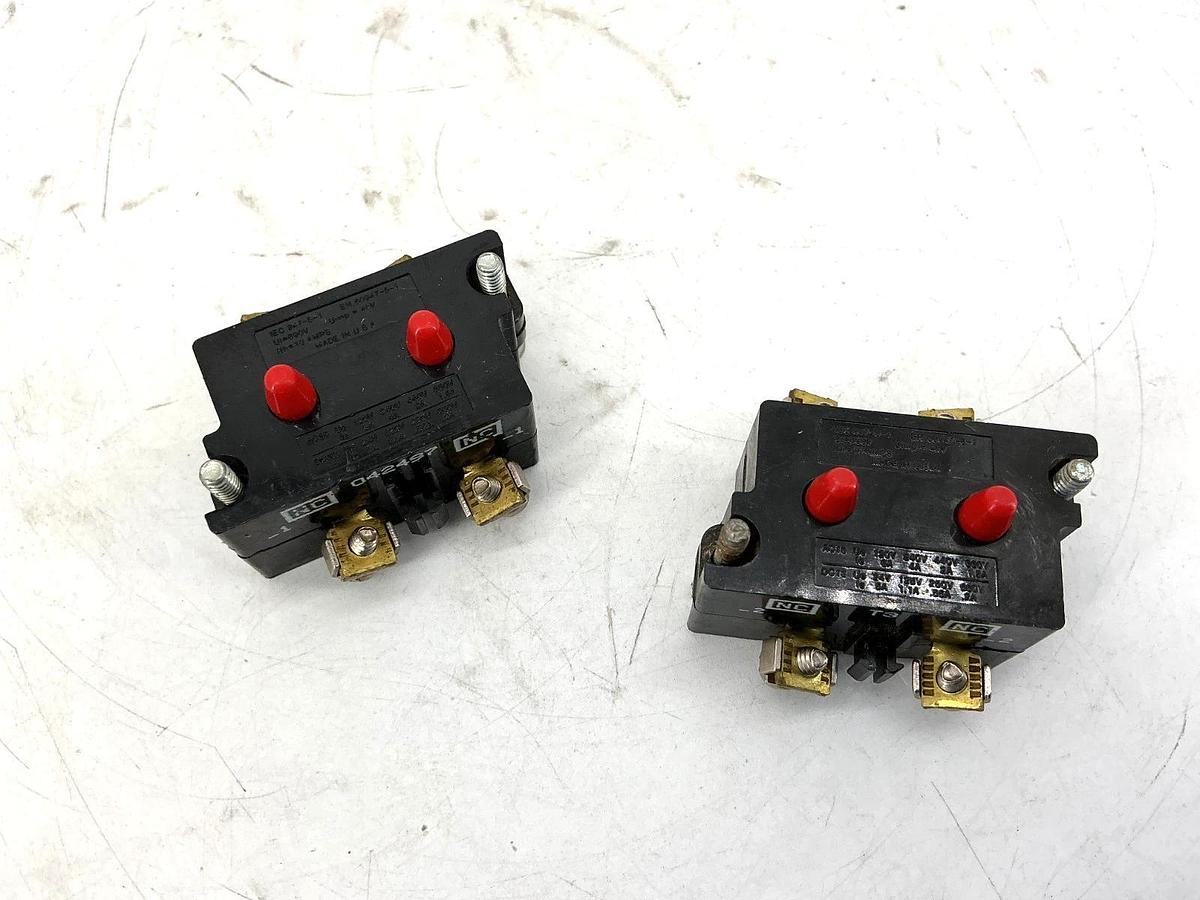 Lot of 2 New Cutler-Hammer 10250T3 Ser C1 Contact Block 2NC 10A 690V 10250T