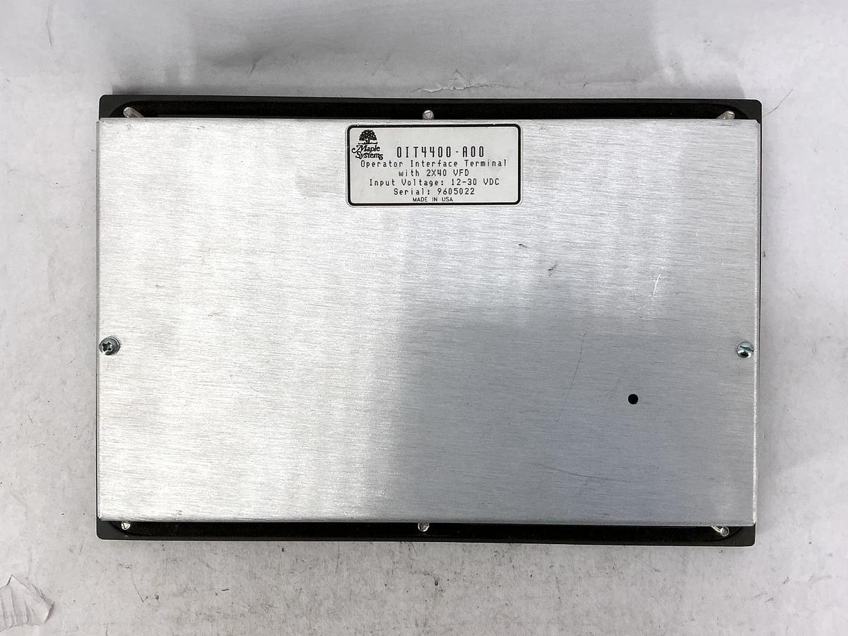 Used Maple Systems 0IT4400-A00 Operator Interface Terminal 12-30VDC For Parts Only