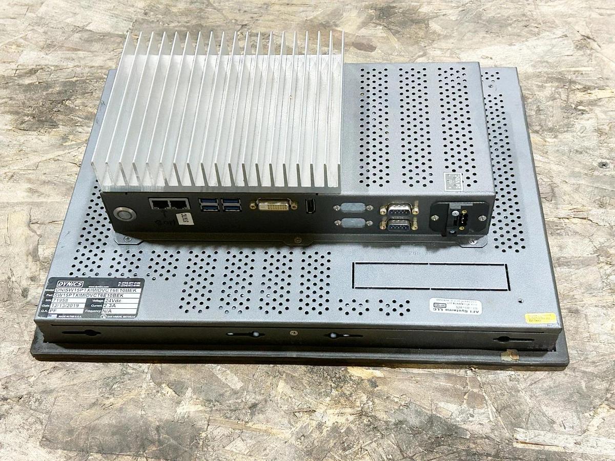 Used Dynics DNISW15PTXIMIDVCT6E10BEK Display 24V SW15PTXIMIDVCT6E10BEK 2.3A