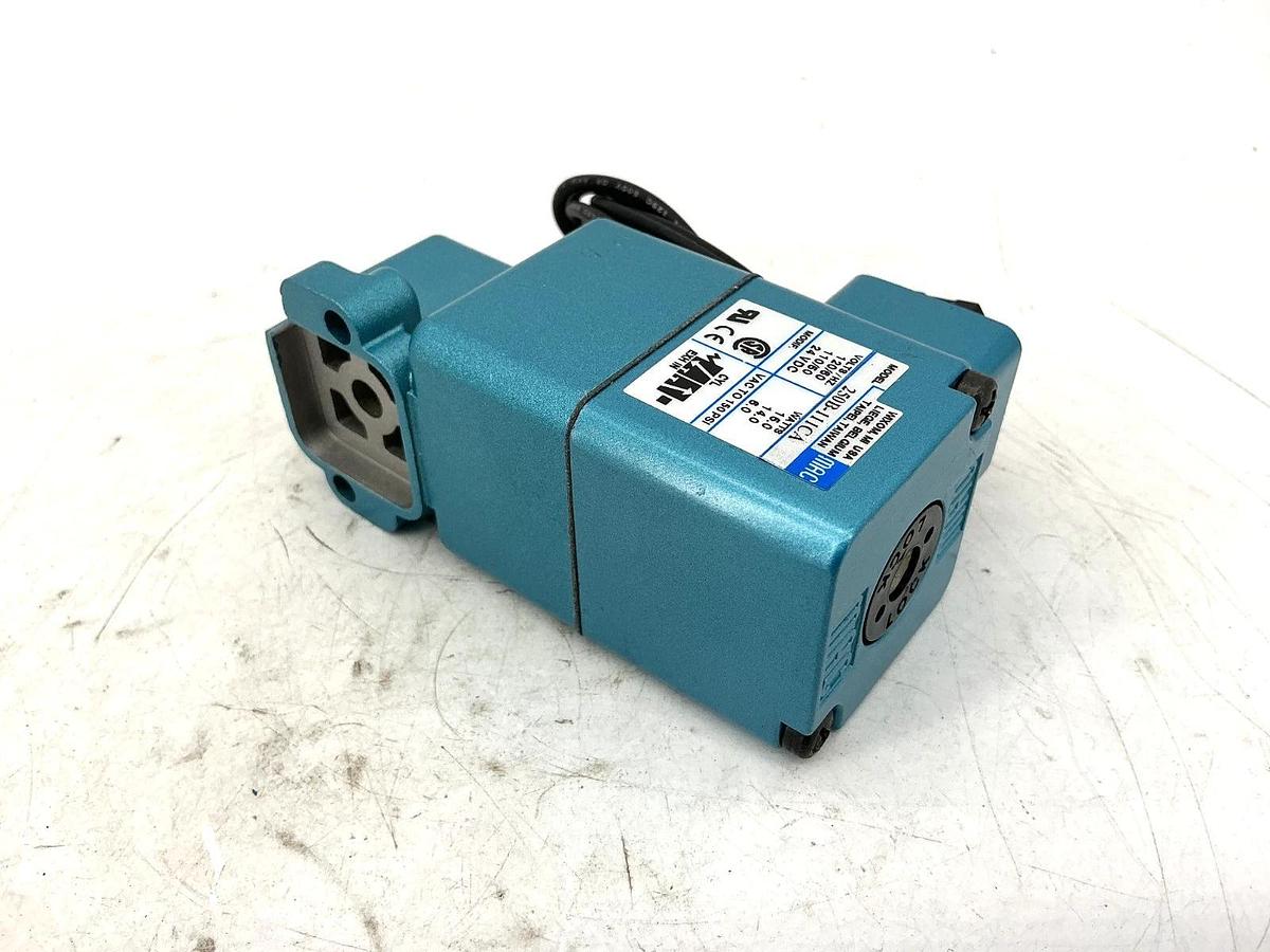 New MAC Valves 250B-111CA Solenoid Valve 15Watts 24VDC 150PSI 110/120V - No Box