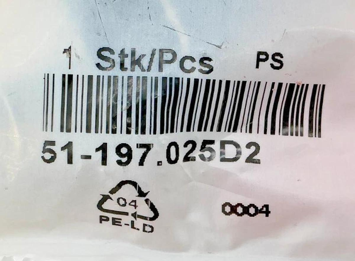New EAO 51-197.025D2 Ser 51 Keylock Switch 2POS 3NC+3NO 5A 250VAC
