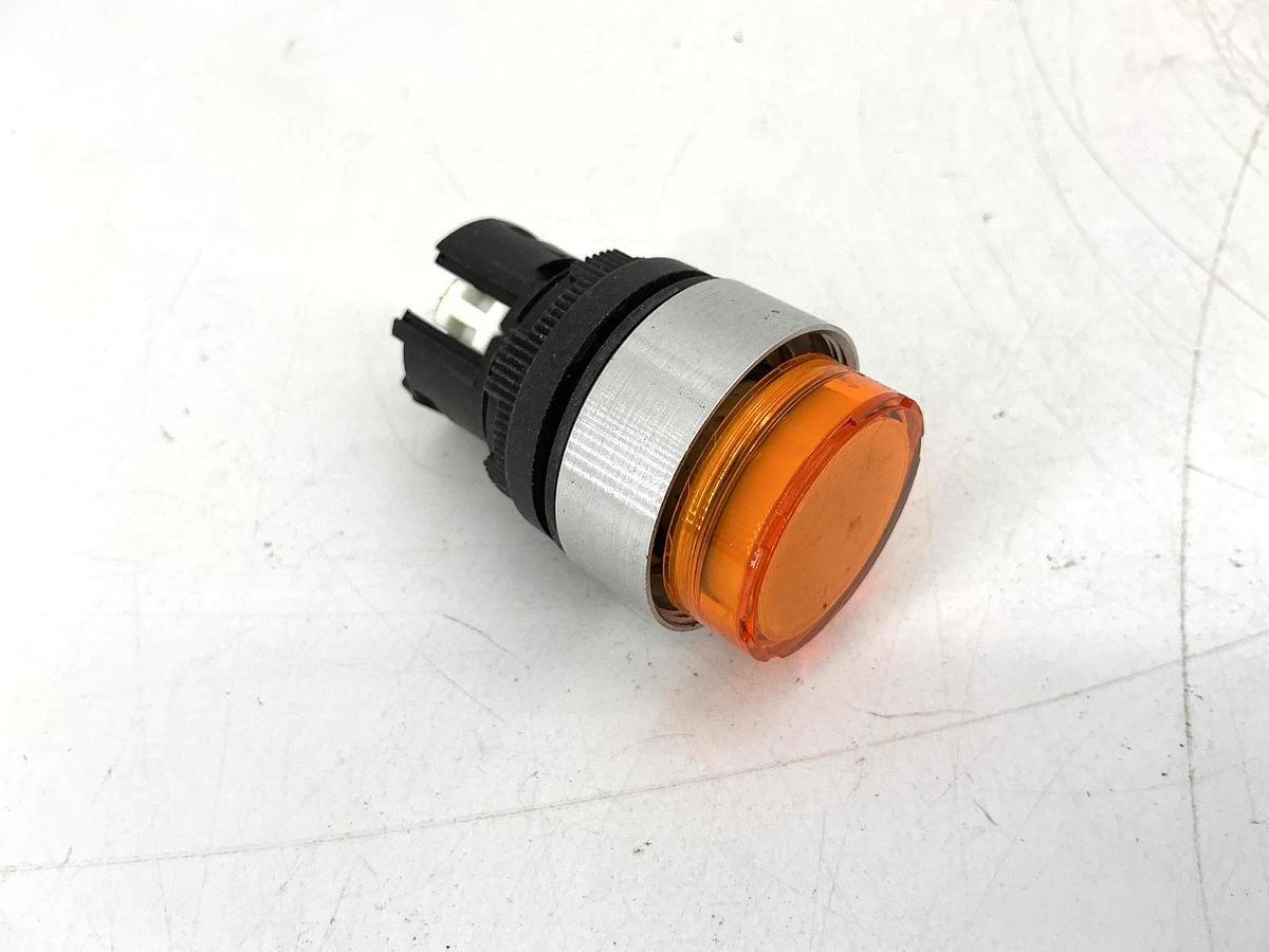 Used Assorted Lot of 7 Allen Bradley Illuminated Pushbutton Extended Amber