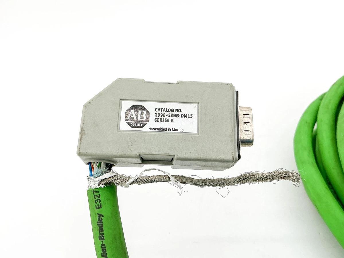 Used Allen Bradley 2090-CFBM7DF-CDAF05 Power Feedback Cable 600V W /2090-UXBB-DM15