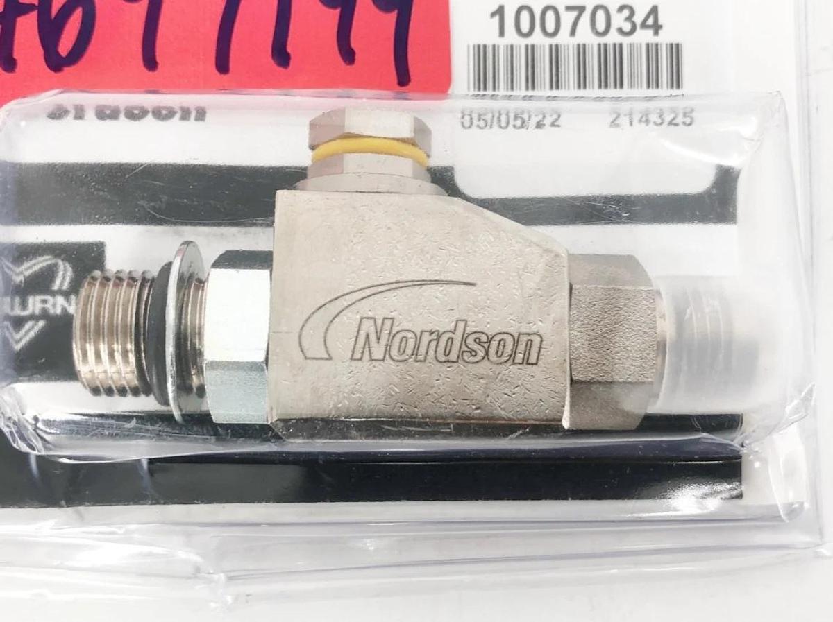 New Nordson 1007034 Straight In-Line Filter Assembly 100 Mesh .15mm