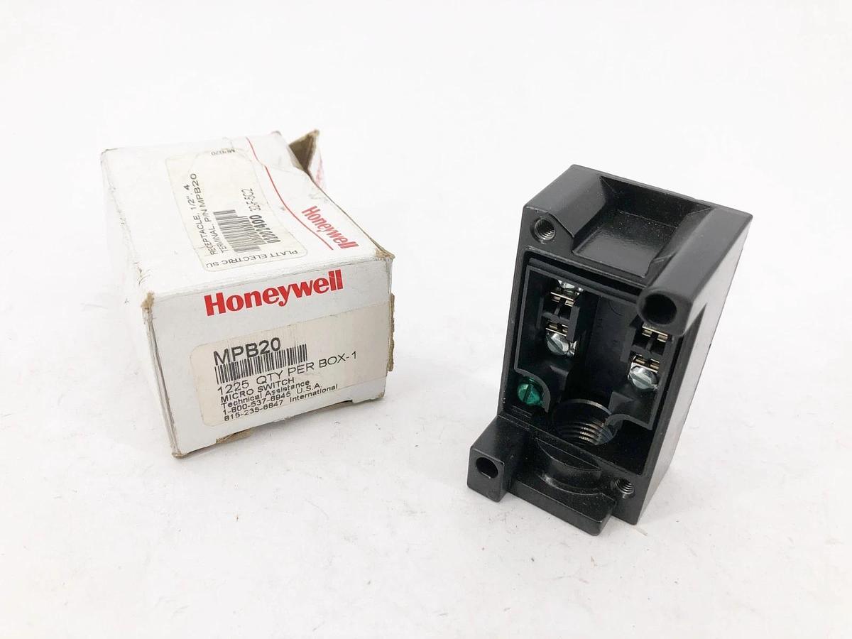 New Honeywell Microswitch MPB20 Limit Switch Receptacle 1/2" 4 Terminal