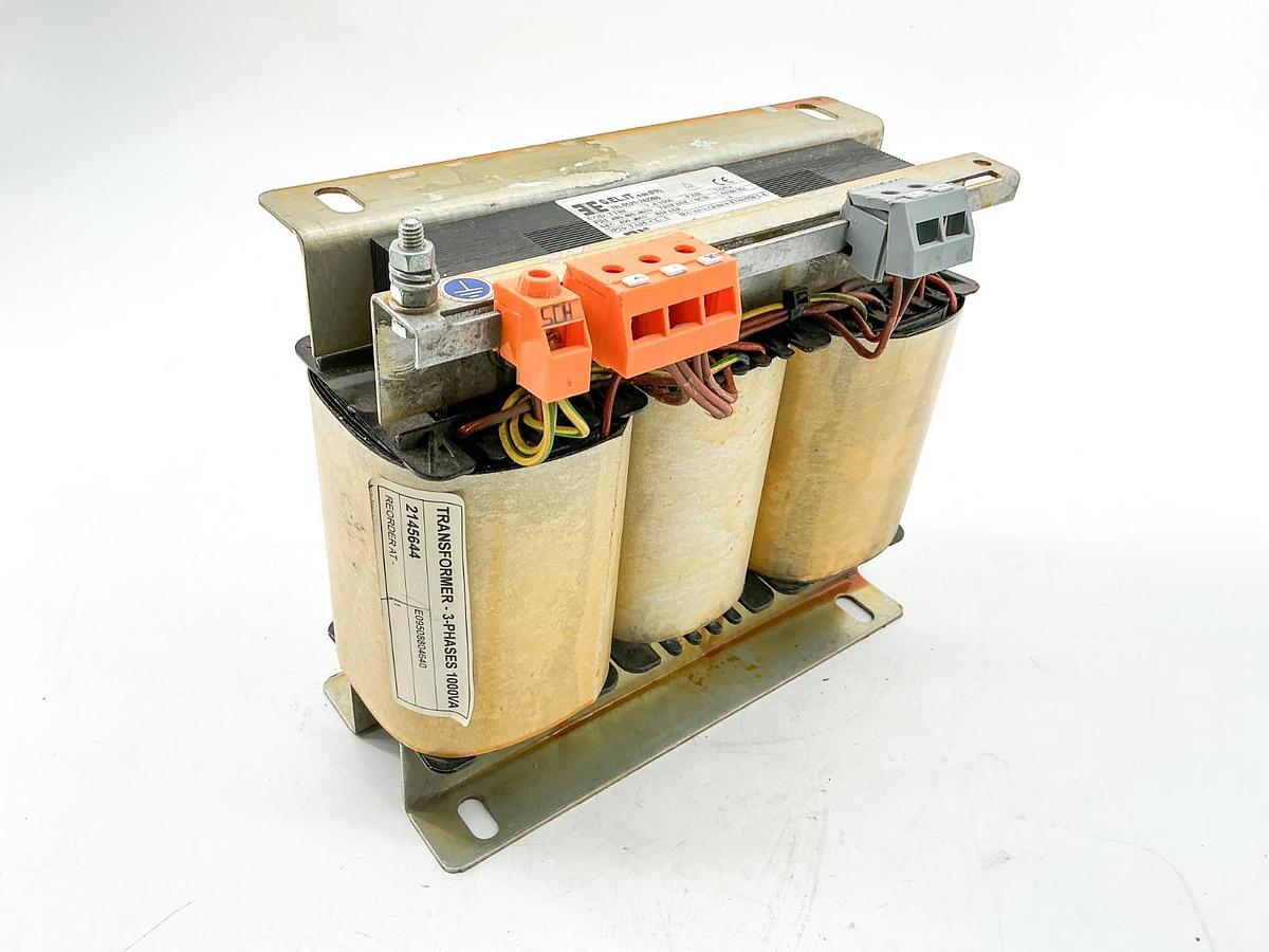 New Schweitzer S.EL.IT TTB1 Transformer 1000V.A 480V PRI 400V Sec 3PH - No Box