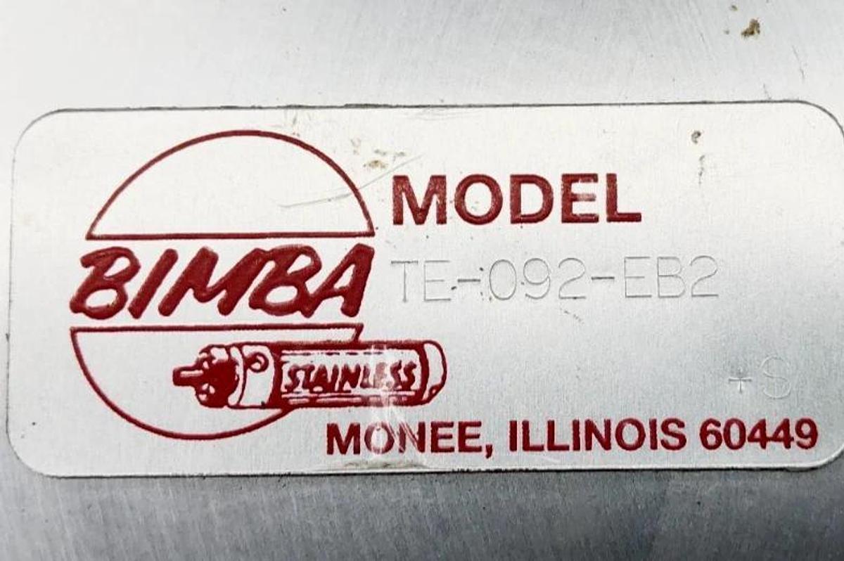 New Bimba TE-092-EB2 Linear Thruster 1-1/16" Bore 2" Stroke - No Box