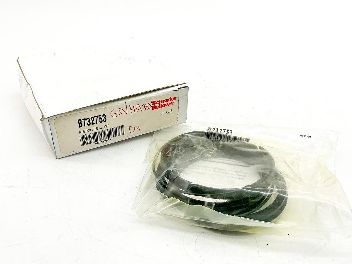 New Schrader Bellows B732753 Piston Seal Kit B732753