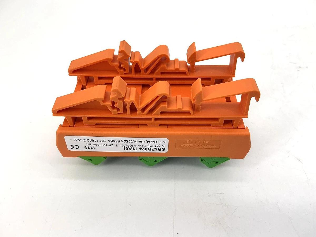 New Schrack SR6ZB024 Safety Relay DIN Rail 8A 250VAC 24VDC - No Box