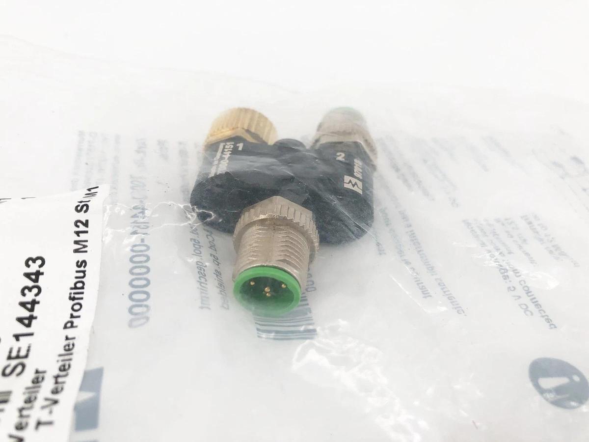 New Murr Elektronik 7000-44151-0000000 T-Coupler Profibus M12 B-Cod 5p Shielded