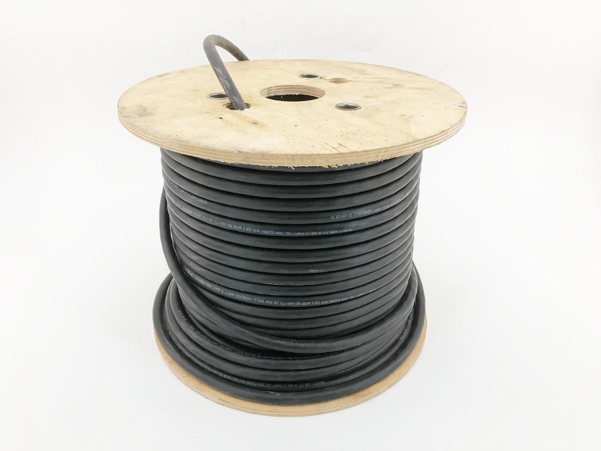 New Priority Wire 3/C 16AWG SOOW Portable Power Cord 600V 90C Approx. 200FT.
