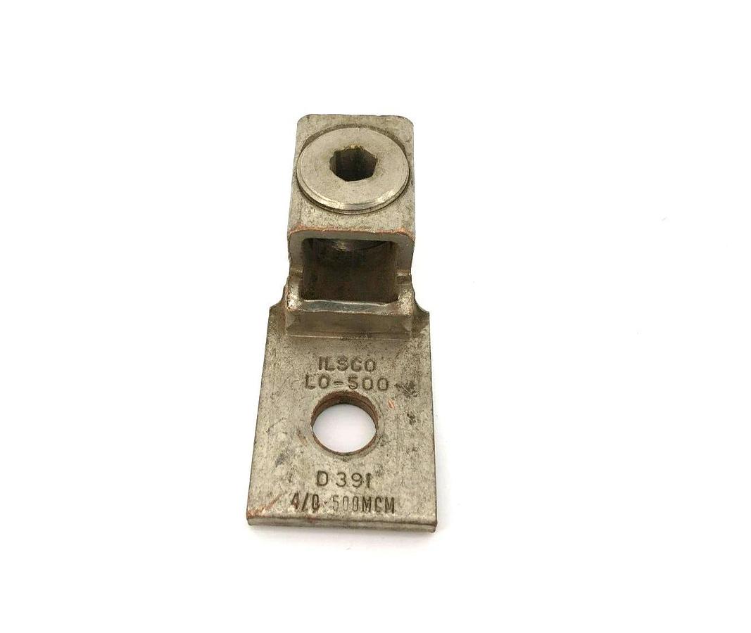 Used Ilsco LO-500 Electrical Lug Connector 4/0-500 MCM