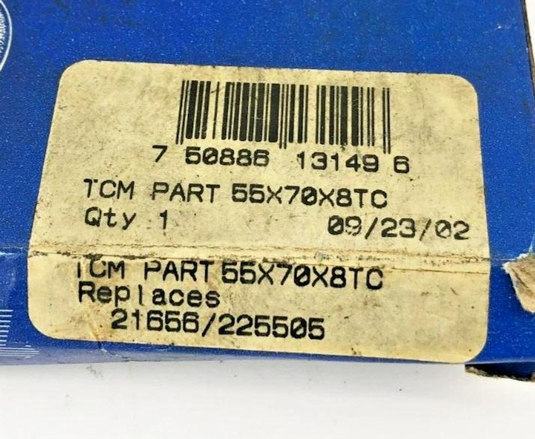 Lot of 2 New TCM 55X70X8TC Oil Seals 21656 / 226505