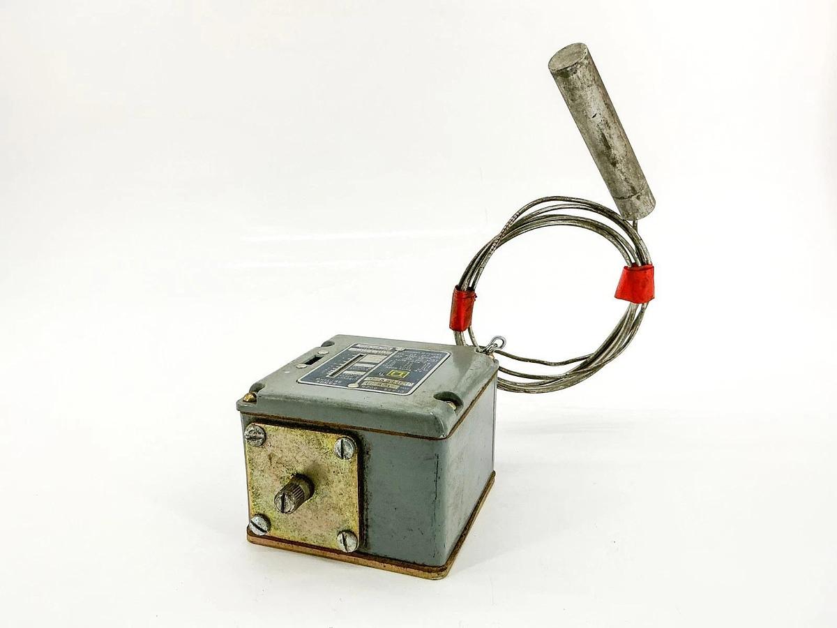 Used Square D 9025-BCW33 Temperature Control Switch 80-145F