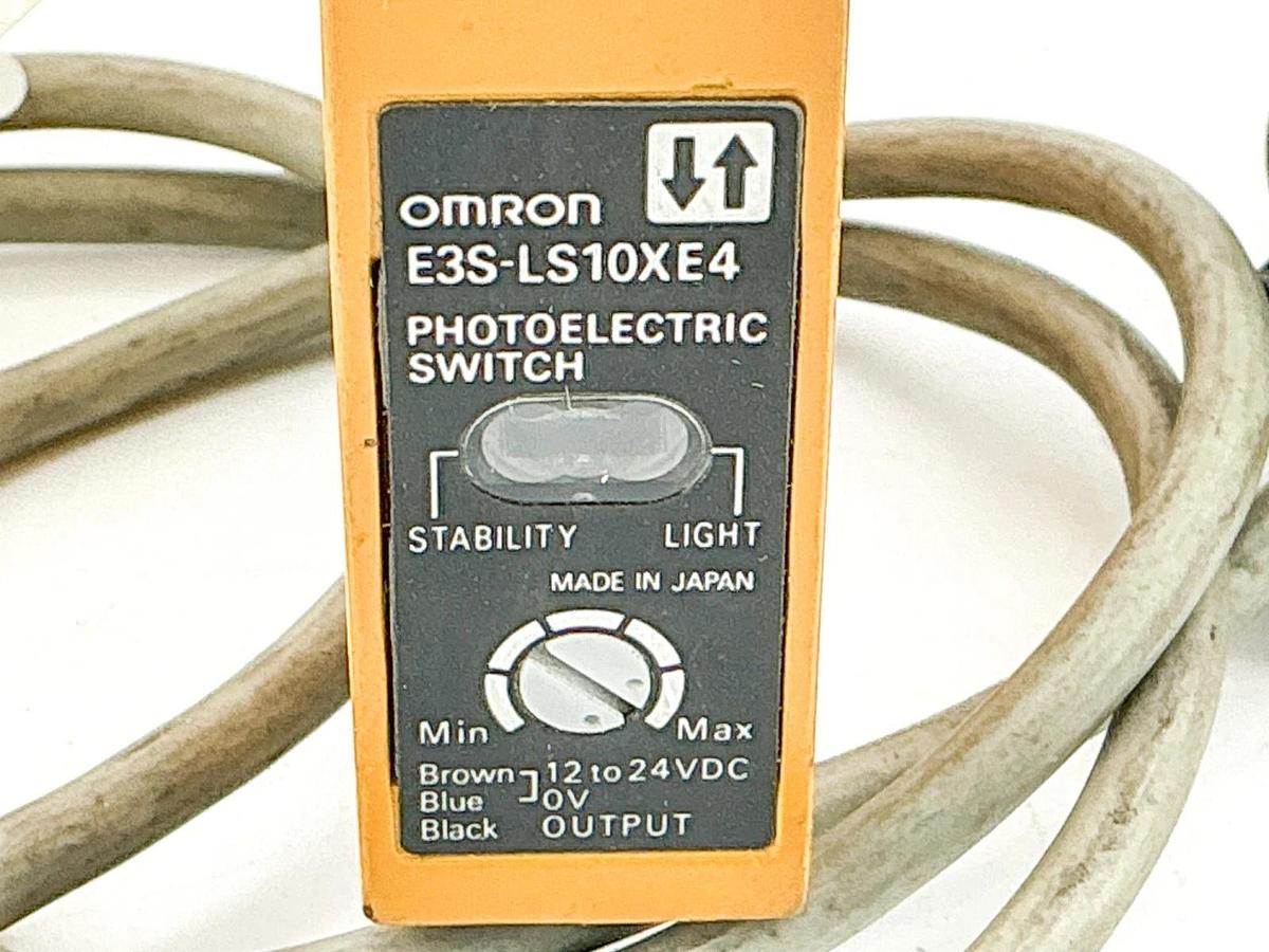 Used Omron E3S-LS10XE4 Photoelectric Sensor 12-24VDC