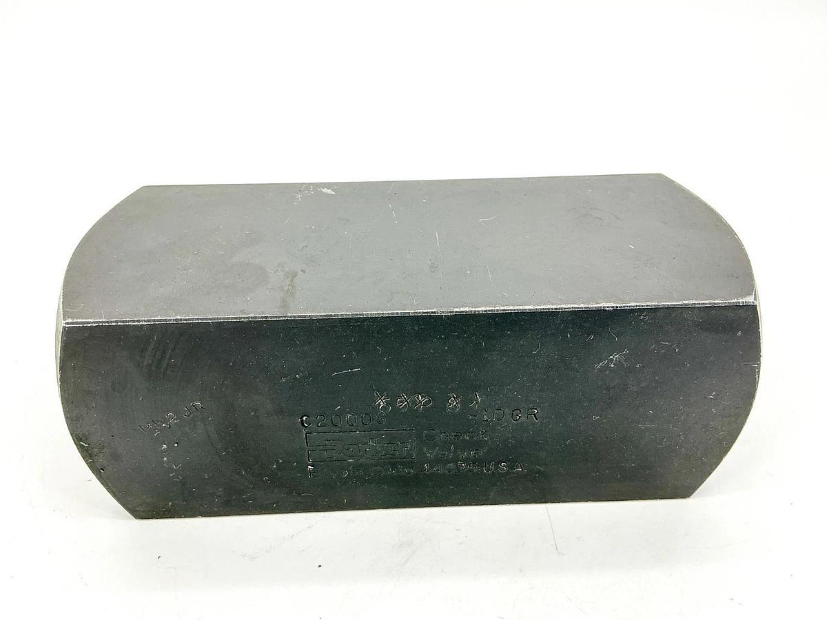 Used Parker C2000S Hydraulic Check Valve 3000PSI 70GPM C2000S-10G$