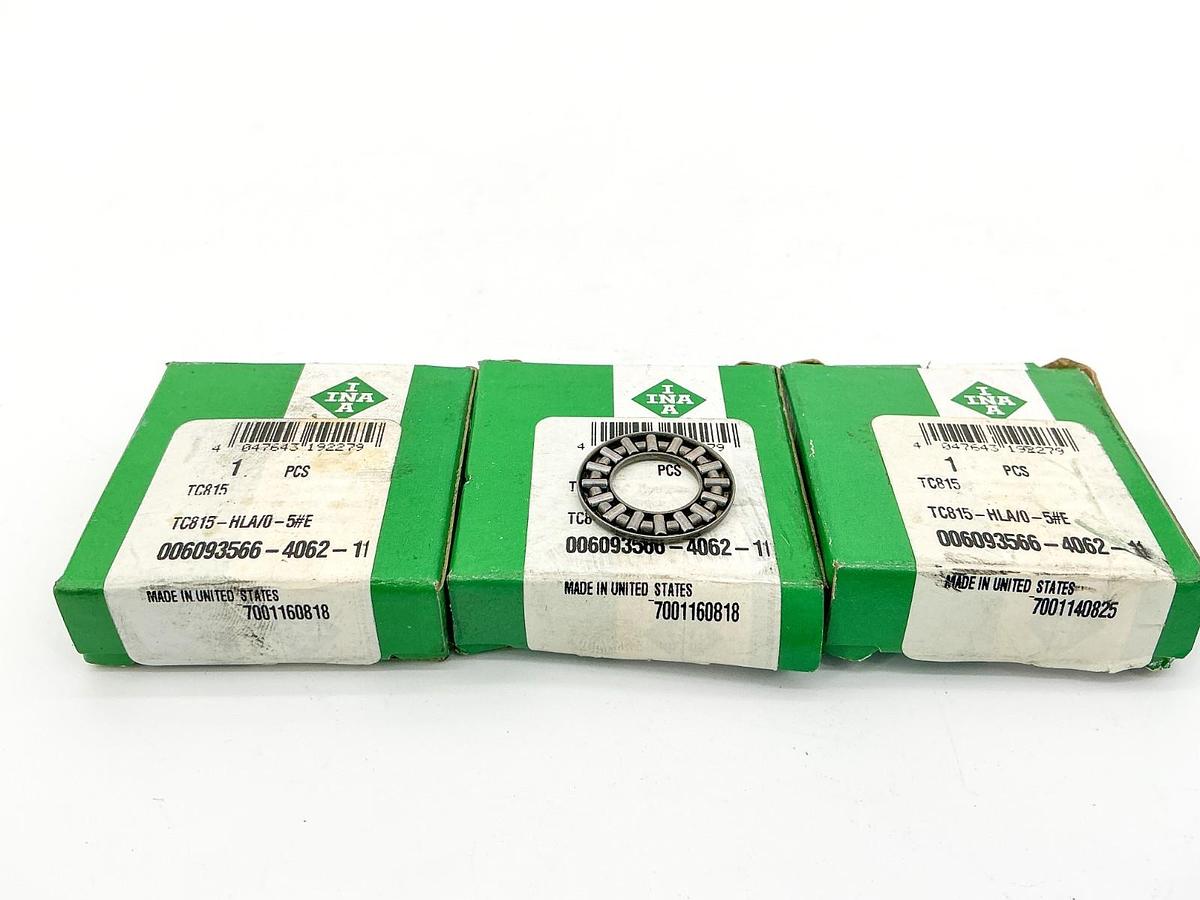 New Lot of 3 INA TC815 Needle Roller Bearing 00609566-4062-11