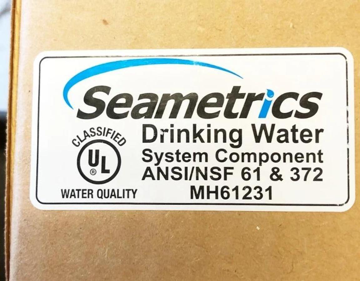 New SeaMetrics MJNR-150-100G Flow Meter 1-1/2" 100 Gal/Pulse MH61231