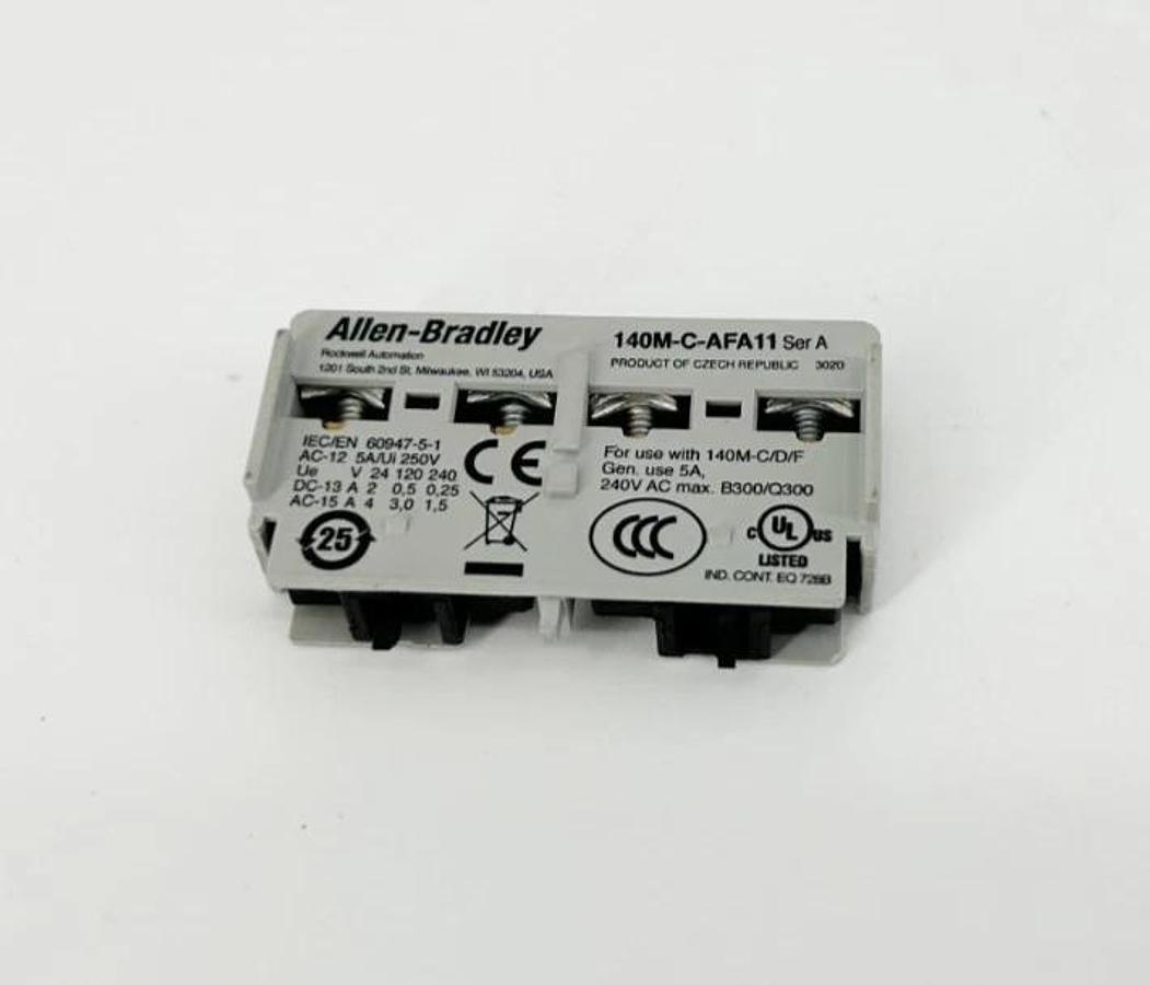 New Allen Bradley 140F-C-AFA11 Ser. A Auxiliary Contact Block - No Box