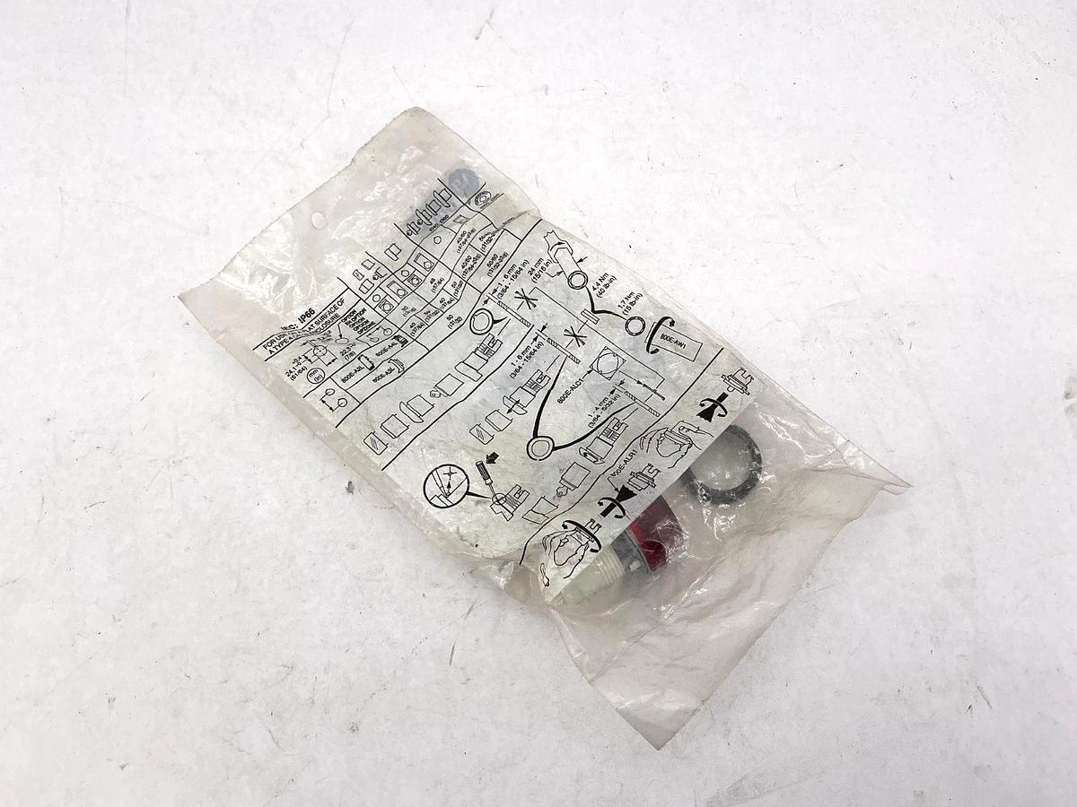Lot of 4 New Allen Bradley 800EP-PL4 Ser A Optic Pilot Light Red