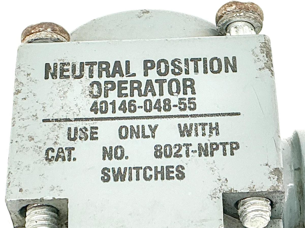 Used Allen Bradley 40146-048-55 Neutral Position Operator Head
