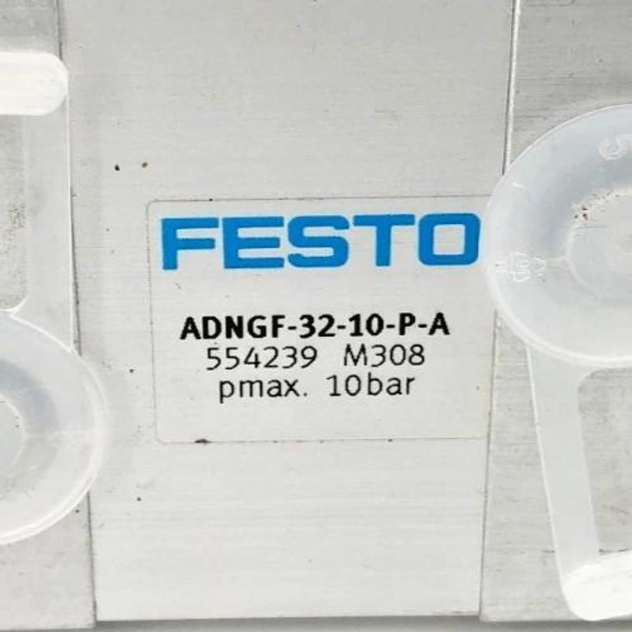 New Festo ADNGF-32-10-P-A Compact Cylinder 10 bar 554239 - No Box