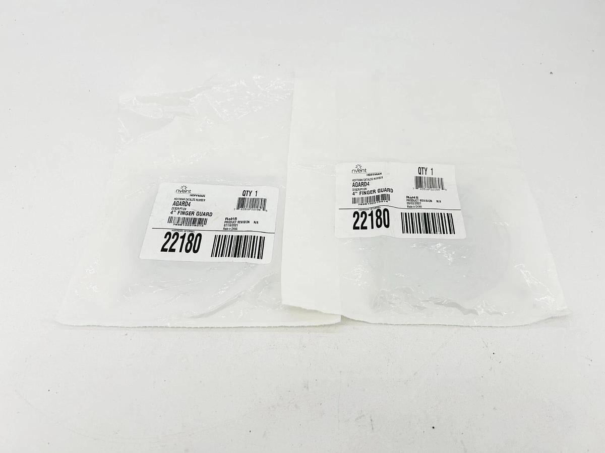 New Lot of 2 Hoffman AGARD4 4" Finger Guard 4" Circular Fan