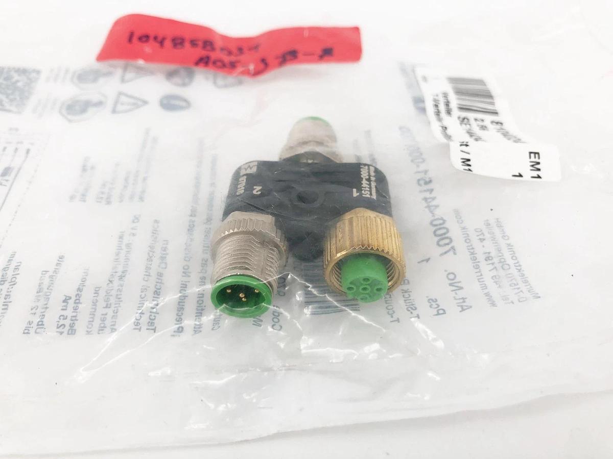 New Murr Elektronik 7000-44151-0000000 T-Coupler Profibus M12 B-Cod 5p Shielded