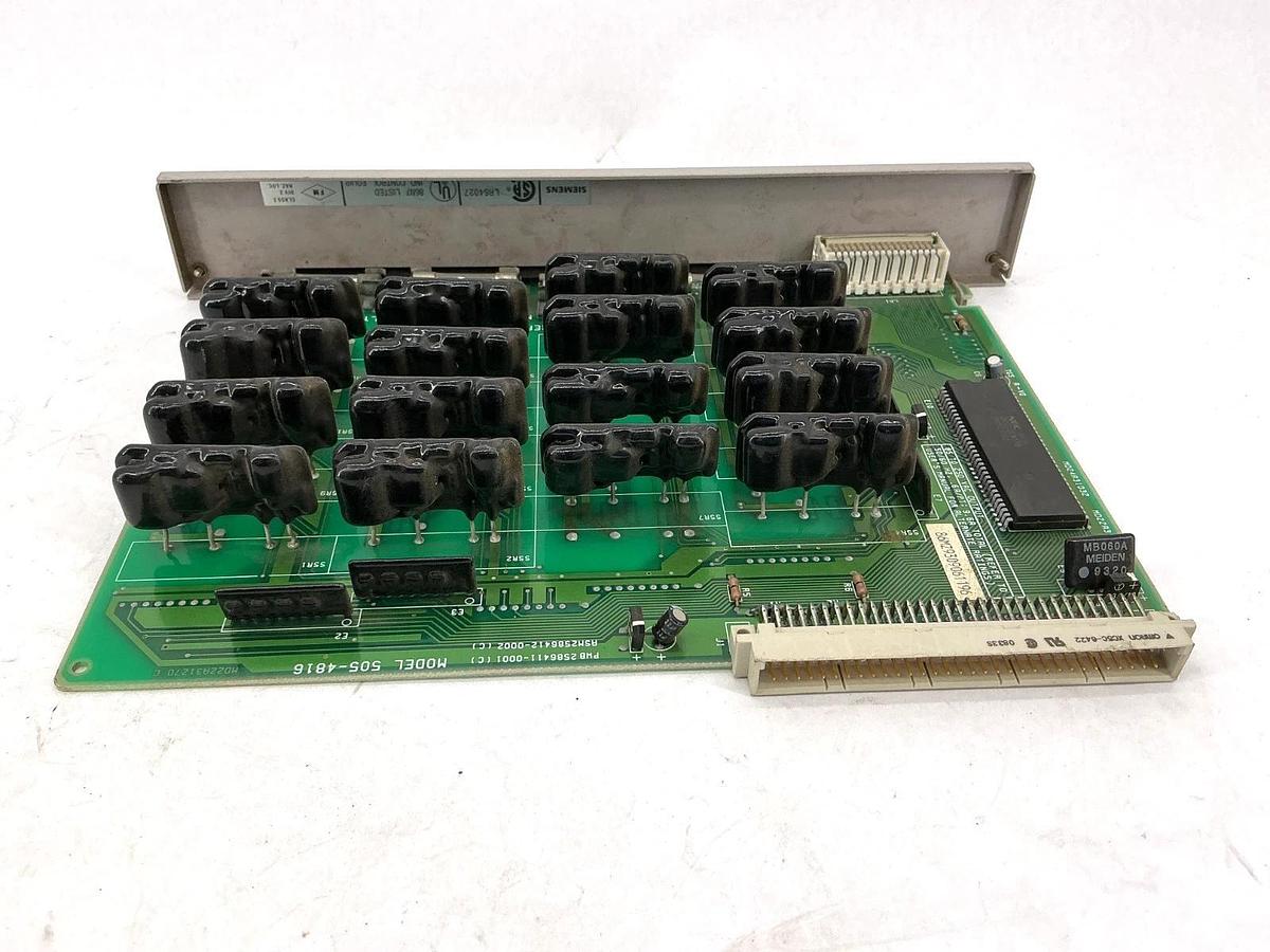 Used Siemens 505-4816 PLC Output Module 16-Point 110/220VAC 50/60HZ 505-4816