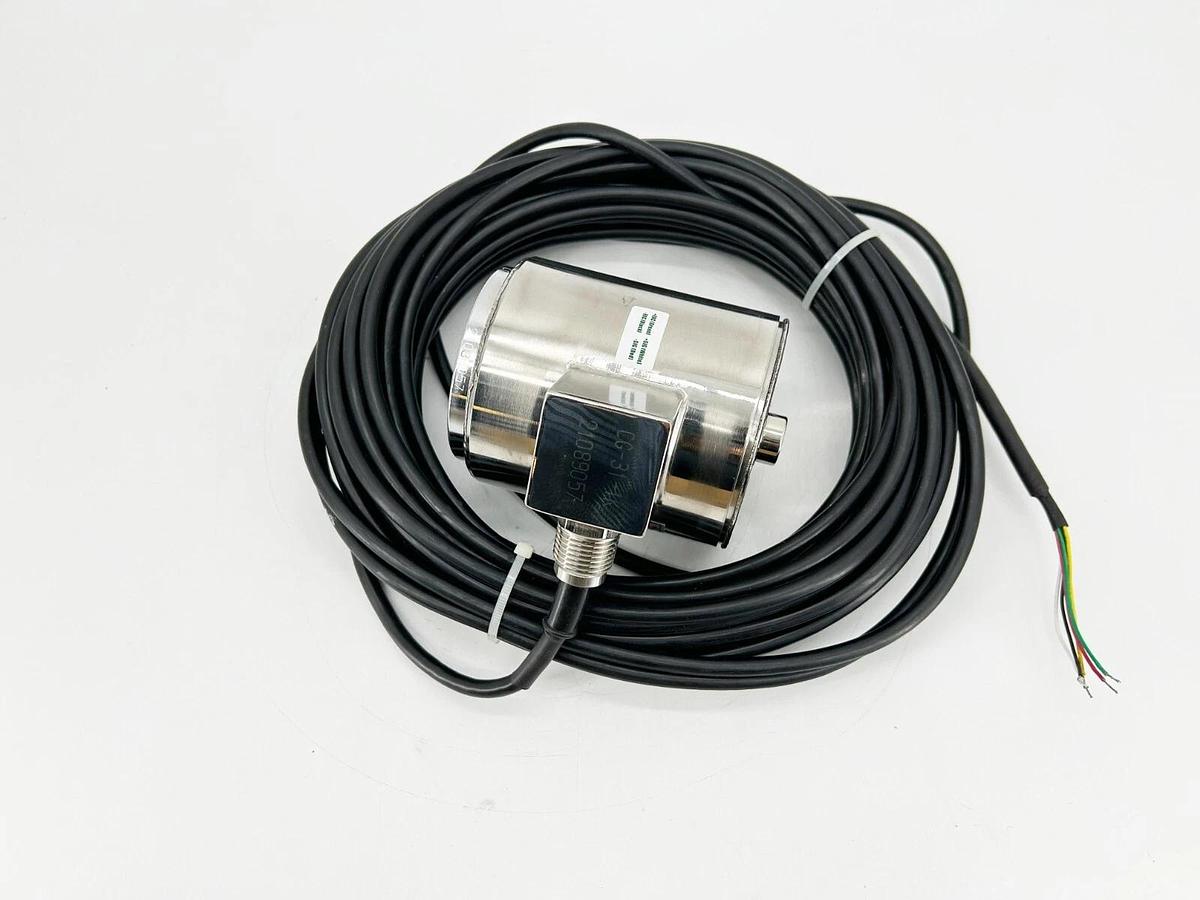 New Totalcomp TC3P1-1K-SS Canister Load Cell 1000LB Stainless Steel 30' Cable